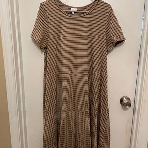 Lula Roe Striped Carly - Large